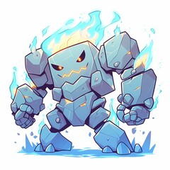 Cute Elemental Golem