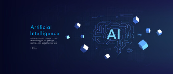 Hi-tech digital technology futuristic circuit digital. Abstract futuristic design. AI, artificial intelligence. Modern futuristic design. Global network connection technology. vector illustration.