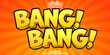© LetsSmile - Bang editable text effect, customizable cartoon and comic 3d font style