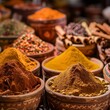 © ishuuarts - spices in a market