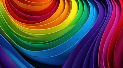 Poster - Abstract Rainbow Curves