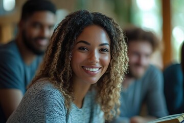 Christian Leader Facilitating Bible Study with Friends