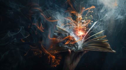 Poster - The Book of Flames: A Mystical Moment