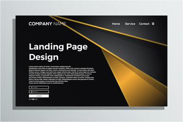 Wall Mural - new landing page template background