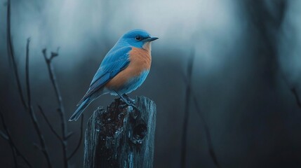 Wall Mural - Eastern Bluebird