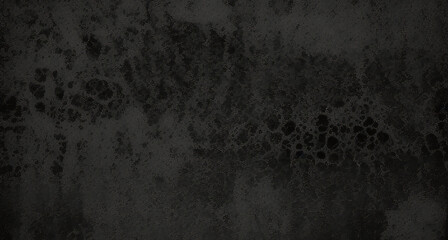 Wall Mural - Fondo de hormigón con textura grunge negro oscuro. Panorama de fondo o textura de pizarra negra gris oscuro. Textura de hormigón negro vectorial. Fondo de pared de piedra.	