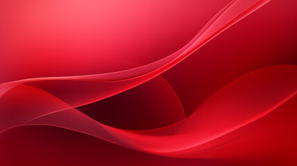 Red color abstract shining on a bright red background.