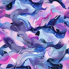 Canvas Print - Abstract purple blue pink gradient background.