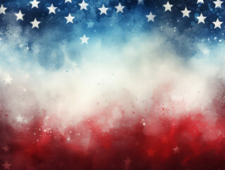 Wall Mural - Awesome 4th of July or Memorial Day background, July 4th red white and blue colors