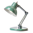 © Maestro - Green desk lamp with light on, cut out transparent