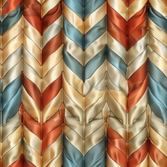 Sticker - Abstract Chevron Pattern Fabric Texture.