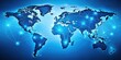 © sawaratch - Vibrant blue backdrop representing interconnected global economy, global, economy, interconnected, blue, backdrop