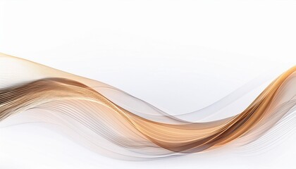 Wall Mural - abstract stylish design with line wave on white background for banners posters covers