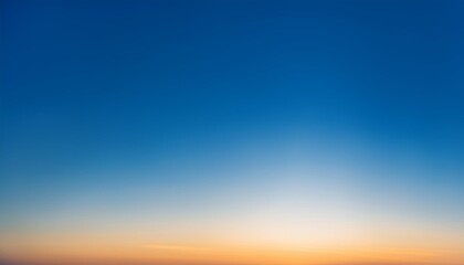 Wall Mural - abstract wide blue sky sunset gradient banner sunset sky abstract background for banner design