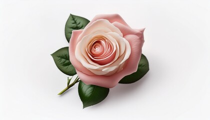 Wall Mural - rose illustration isolated on white background