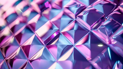 Wall Mural - Banner with Futuristic, Glossy 3D Lettering on Diamond tiles. Cyber Monday Background with copy-space