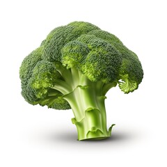 Wall Mural - Broccoli isolated on white background