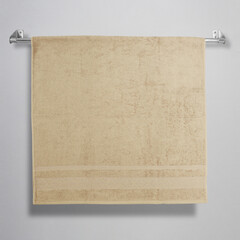 Bath towel isolated all side open and close all color white background 