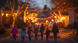 © Eliza - dzieci, halloween, kostiumy, trick-or-treat, święto, zabawa, dynie, osiedle, domy, wieczór, światła, festiwal, radość, cukierki, kostiumy halloweenowe, maskarada, świętowanie, przebranie, przygoda, ro