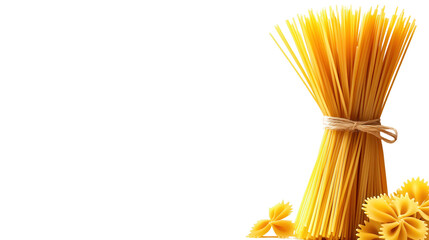 bunch of italian pasta, isolated transparent png background