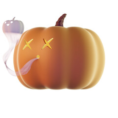 Halloween Pumpkin Holiday dead ghost 3d