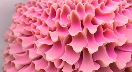 Poster - Pink oyster mushroom on a white background alpha channel time lapse growing mushrooms growing oyster mushrooms 4k animation