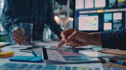 Web Developers Working on a Project