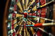 © Md saijul islam - CloseUp of Dartboard with Target and Arrows