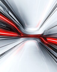 Wall Mural - cybernetic and futuristic shapes blending seamlessly, created with advanced design techniques, ideal