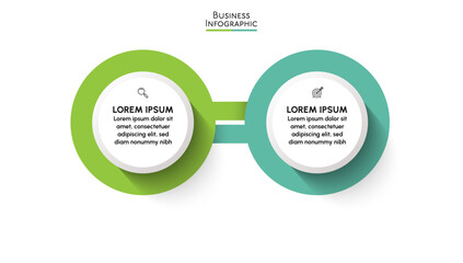 Wall Mural - business data visualization. timeline infographic icons designed for abstract background template
