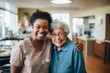 © Geber86 - Portrait of a senior woman with her caregiver in nursing home