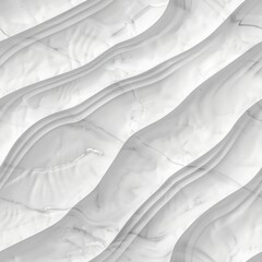 Wall Mural - wavy white marble texture