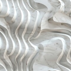 wavy white marble texture