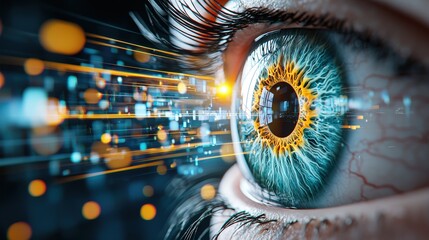 anatomical diagram of the human eye focusing on the lens cornea and iris