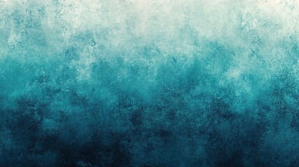 Canvas Print - Gradient background in shades of teal to turquoise, copy space