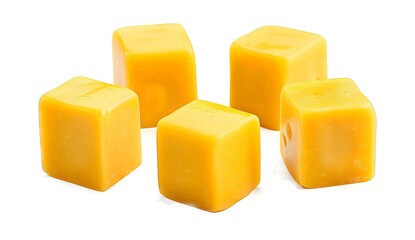 Sticker - Four Yellow Cheese Cubes