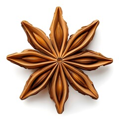 Wall Mural - Star Anise Isolated on White Background