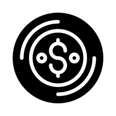 Sticker - currency glyph icon