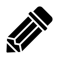 Poster - pencil glyph icon