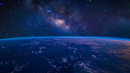 blue space wallpaper