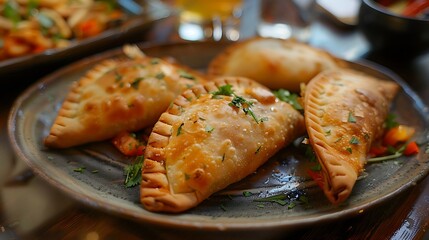 Wall Mural - Pickled vegetable empanadas