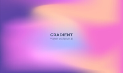 Poster - Color gradient abstract background. Saturated colors gradation vector texture. Vibrant color blur abstract background.
