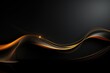 © JerseyKita - Abstract black and gold background with glowing lines.