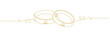 © Is - continuous line wedding ring ...