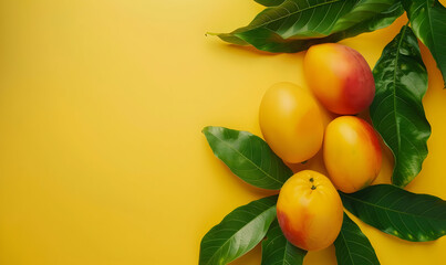 National Mango Day or Mango Day copy space