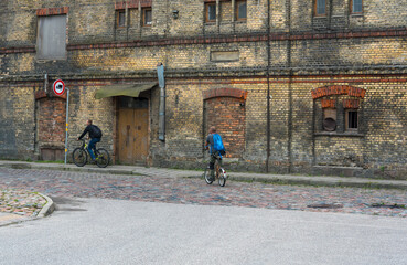 Canvas Print - In the old town.