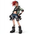 © Artlog Studio - Punk Rock Girl Illustration