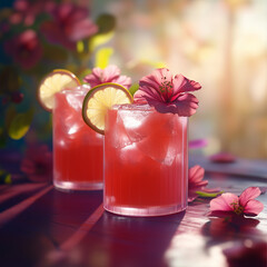 Canvas Print - Hibiscus_Lemonade