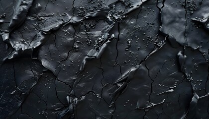 Poster - black clay background