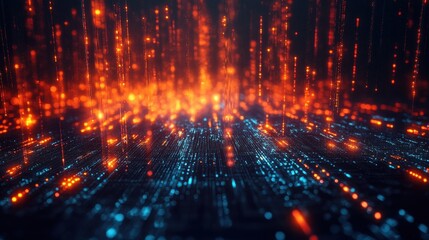Wall Mural - Unveiling the Digital Nexus: Exploring the Synergy Between Keyword Research and Business Expansion in an Abstract Surreal Landscape of Creativity